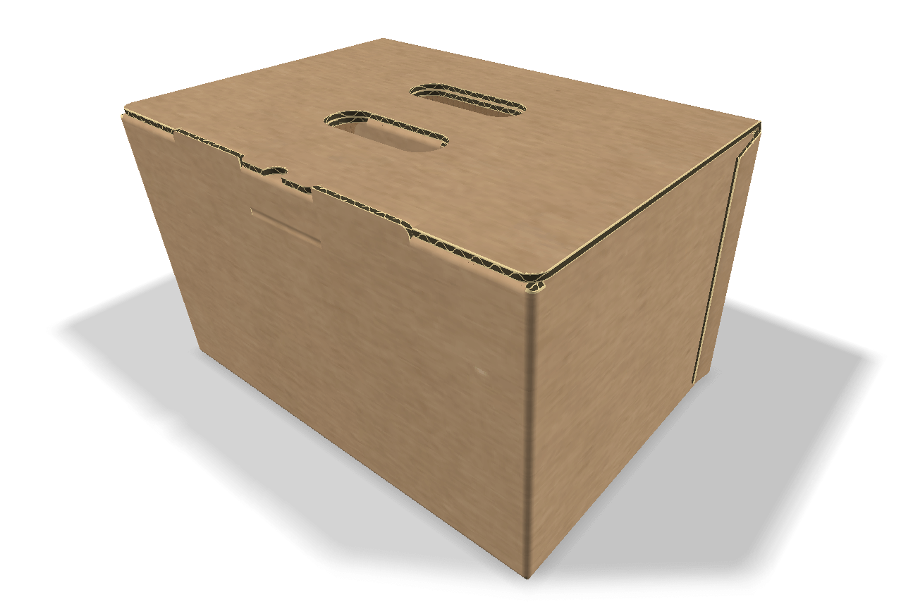 CARDBOARD BOX FOR MARKETS